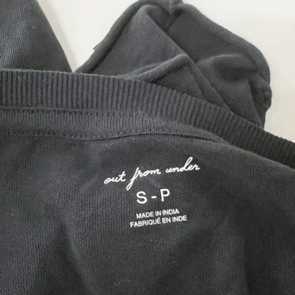 BUNDLE 2 x Urban Outfitters Out From Under Kora Wrap Tee | White & Black - Picture 5 of 7